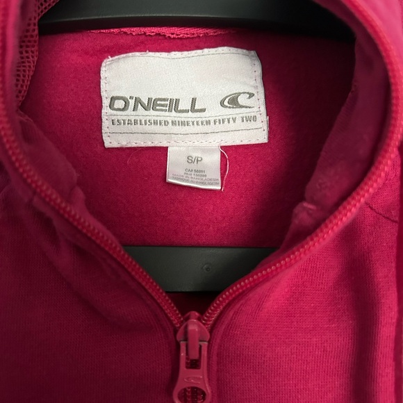 O'Neill Pink Long Sleeve Relaxed Hoodie - Picture 2 of 3
